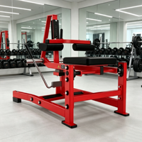 Machine commerciale de soulevé de mollets assis à charge libre pour l'entraînement de la force des mollets, équipement de fitness pour salle de sport