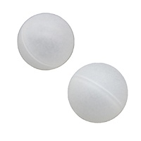 Boules creuses en polypropylène poli haute brillance Zhongci de 10 mm, sphères flottantes en plastique