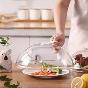 Cubierta de Plástico para Alimentos, Contenedores de Alimentos Seguros, Cubierta Transparente para Restaurantes Buffet, Tapa Redonda - Product Image 2