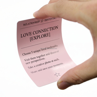 Boîte cadeau rose de luxe, jeu de cartes pour couples, ensemble d'activités pour une soirée romantique, cadeau pour la Saint-Valentin, anniversaire de mariage pour les amoureux