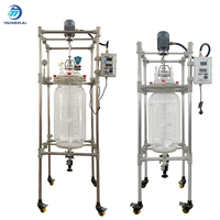 Hervidor de Reacción Industrial de Vidrio Simple de 80L/50L con Agitación para Preparación de Muestras de Productos Químicos Finos y Producción de Lotes Medianos