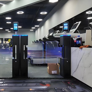 Barrière pivotante personnalisée en usine salle de sport contrôle d'accès tourniquet pivotant <span class=keywords><strong>RFID</strong></span> passe rapide - Product Image 6