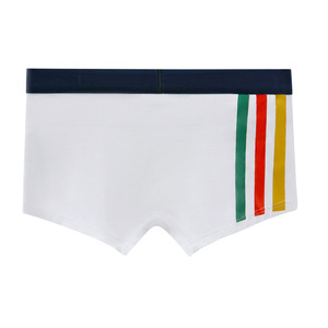 Boxer da <span class=keywords><strong>Uomo</strong></span> in <span class=keywords><strong>Cotone</strong></span> <span class=keywords><strong>100</strong></span>% Morbido e Confortevole, Stile Semplice a Vita Media con Striscia Laterale e Stampa Digitale Antibatterica - Product Image 6