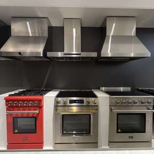 Hotte de cuisine 36 pouces 1000m³/h, filtre à déflecteurs, commande infrarouge, 2 lumières LED en acier inoxydable - Product Image 6