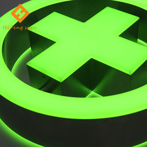 Tienda personalizada <span class=keywords><strong>Farmacia</strong></span> Cruz Led Logo Sign Caja <span class=keywords><strong>de</strong></span> <span class=keywords><strong>luz</strong></span> <span class=keywords><strong>de</strong></span> publicidad exterior <span class=keywords><strong>de</strong></span> doble cara - Product Image 3