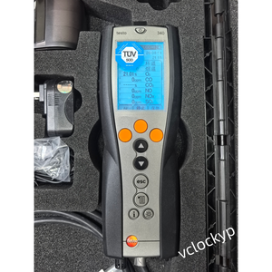 1x Sonde d'échantillonnage de gaz de combustion industrielle de type thermique Testo340 / Testo350 0600 7630 Utilisée - Product Image 3