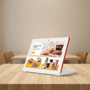 Nouveau kiosque en libre-service de type L, tablette PC Android 10,1 pouces, processeur quadricœur Rockchip, écran tactile capacitif, Wi-Fi, RJ45, POE, NFC - Product Image 1