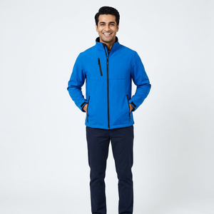 Veste Softshell Imperméable pour Hommes Coupe-Vent Veste de Voyage Extérieure Veste Softshell de Luxe avec Capuche Vêtements de Sport d'Hiver Extérieurs - Product Image 1