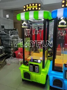 Playfun Super Shop Mini Crane Claw Machine, giocattolo da gioco a gettoni, macchina a presa, nuova vendita calda