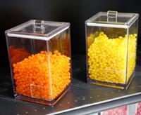 Ecobox Nouveauté Contenants de Rangement pour Bonbons en Plastique Recyclé de Qualité Alimentaire Étanches
