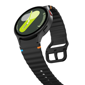 Nueva correa de reloj de silicona para Samsung <span class=keywords><strong>Galaxy</strong></span> <span class=keywords><strong>Watch</strong></span> 7 6 <span class=keywords><strong>5</strong></span> FE correa de reloj transpirable pulsera 40/44mm banda - Product Image 5