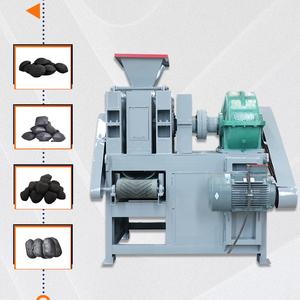 Factory Supply Biomass <b>Bbq</b> Charcoal Coal Powder Ball Briquette Making Machine <b>Large</b> Capacity Charcoal Briquette Making Machine - Product Image 1