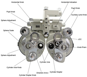SY-V009 nhãn khoa thiết bị giá thấp xách tay nhãn hiệu phoropter để bán opmetry phoropter nhãn khoa autorefractor - Product Image 6