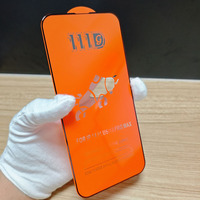 Protection d'écran en verre haute alumine 9H de qualité supérieure pour iPhone 17 Pro Max, 111D, compatible également avec iPhone 14 Plus et 13 Pro Max