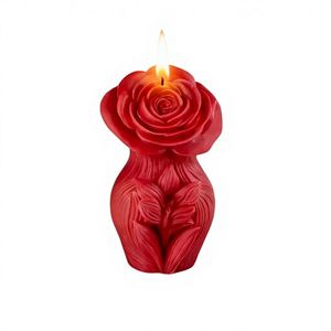 Molde de Silicona para Velas Aromáticas con Forma de Ramo de Rosas Románticas, Manualidades Decorativas para el Día de San Valentín, Empaquetado Individualmente - Product Image 1