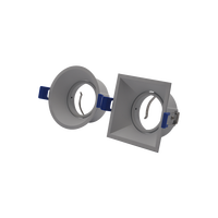 Gu10 ip20 boîtier encastré accessoires d'éclairage boîtier GU10 Downlight montage projecteur