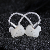 Casque audio haute fidélité BA DD Hybrid 2021, nouvelle résine d'impression 3D, écoute sur scène pour les audiophiles et les professionnels