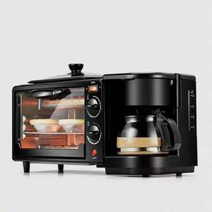 Máquina para Desayunos 3 en 1 de Acero Inoxidable con Control Mecánico, Multifuncional para Freír, Asar y Preparar Café - Product Image 5