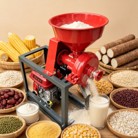 Moulin à grains humides et secs professionnel multi-tension 110V-380V pour maïs, haricots, manioc et épices