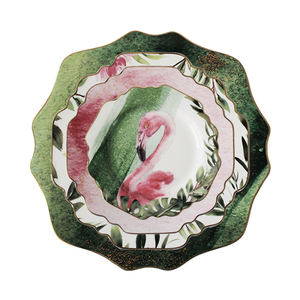 <b>Cheap</b> China Dishes Noritake Dinnerware Sets Wholesale Ceramics Fine Bone China Vajilla De Light Pink Sun Flower - Product Image 5