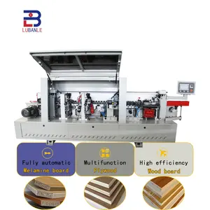 LB458 machine de banderolage de bord en PVC, travail du bois, porte en bois, machine de banderolage automatique à vendre