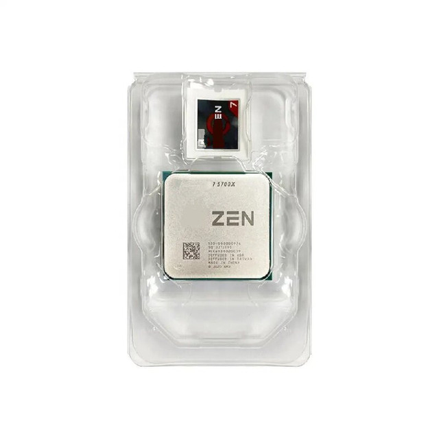 Original Boxed AM4 R7 5700X Processor Desktop 8 Core 16 Threads 3.4GHZ AM4 5700G 5600X 5600G New Tray Gaming Processor CPU