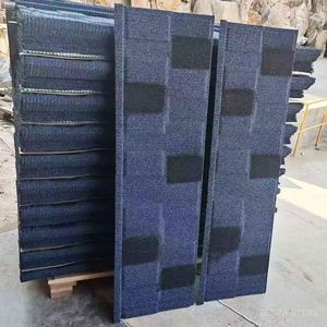 Tuiles de toiture métalliques revêtues de <span class=keywords><strong>pierre</strong></span> à couleurs changeantes, mélange de tons, vente en gros d'usine - Product Image 4