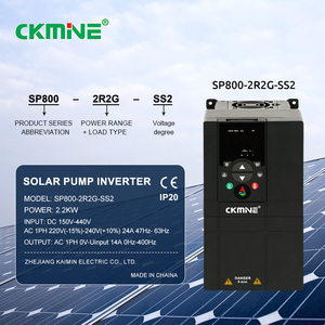 Cmine 0.75kw 750w 1hp 3 שלב 380v mpt מחוץ לרשת סולארית משאבת מים inverter dc - Product Image 2