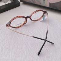 Montura de Gafas Unisex con Patrón Geométrico Moderno, Aro Completo, Popular en Instagram, Versátil, Verde Océano, Ultraligera, para Lectura