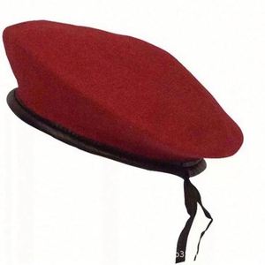 Boina de Lana de Color Verde Sólido para Hombre y Mujer, Venta al Por Mayor de Fábrica OEM - Product Image 6