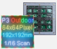 La solution modulaire IP65 de publicité extérieure imperméabilisent les modules d'affichage à LED de P3 192x192mm pour le signage personnalisable