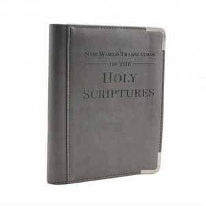 Boshiho Customized Design Leather Book Cover Bible Cover with Zipper - Product Image 6