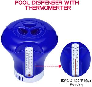 プール & スパPP塩素タブレットディスペンサーフローター統合温度計ホルダー付き - Product Image 5