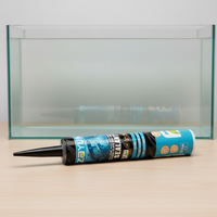 Joint d'étanchéité en silicone acide haute élasticité, transparent, non toxique, pour la construction de réservoirs à poissons d'aquarium robustes et sécurisés pour les récifs coralliens