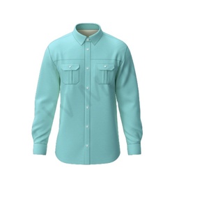 Custom Wholesale Fishing Shirt Long Sleeve UPF50+ Polyester Custom Fishing <b>Suit</b> <b>Button</b> Men Fishing Shirt - Product Image 1