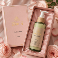 Flacon de lotion en verre premium, givré, emballage personnalisé OEM