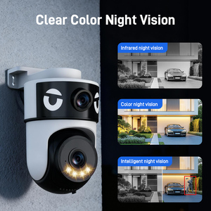 Outdoor 5G <b>WiFi</b> Dual Lens PTZ CMOS IP65 H.265 Network <b>Camera</b> 4K HD Motion Detection Auto Tracking Cloud <b>Smart</b> Home Security - Product Image 4