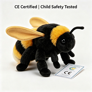 Insecto <span class=keywords><strong>de</strong></span> Peluche Realista Personalizado con Cola Amarilla, Recuerdo del Zoológico, Juguete Educativo para Niños, Regalo Promocional Personalizado - Product Image 6
