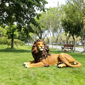 Escultura de Resina Ecológica Pintada a Mano, Diseño Abstracto de Animales, Decoración Moderna y Minimalista de Lujo para Sala de Estar, TV y Cine - Product Image 5