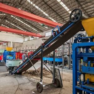 Cinta Transportadora Móvil para Transportar Hormigón en la Fabricación de Bloques, Transporte de Materiales Secos o Semi-Secos - Product Image 6