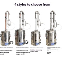 Machine commerciale de distillateur d'hydrosol automatique enfichable pour l'extraction d'hydrosol d'huile essentielle de petit ménage pour la pompe de boissons