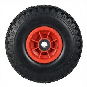 Rueda de Poliuretano Sólido 300-4, Funcionamiento Silencioso y Duradero, Capacidad de Carga de 100 kg, 3 Meses de Garantía para Carretilla - Product Image 3