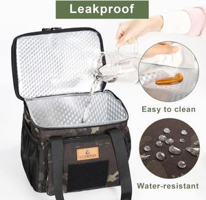 Échantillon Gratuit : Grande Boîte à Lunch Isotherme, Sac Repas Double Compartiment Robuste et Durable, Sacs Glacières Anti-Fuite pour Hommes et Femmes - Product Image 4