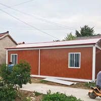 Maison conteneur modulaire détachable de 20 pieds, matériaux de qualité supérieure, résidence préfabriquée moderne pour camping, hôtel, école, portable, garantie 5 ans