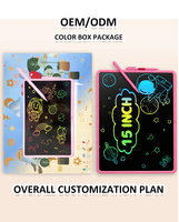 Tablette LCD 15 pouces pour dessin, bloc de dessin, tablette graphique pour enfants, tablette de dessin