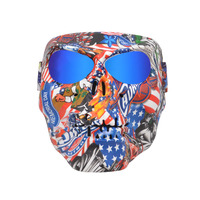 OEM Baikang 8039 Lunettes de moto d'extérieur tendance Masque de paintball intégral Lunettes de protection UV 400 Lunettes de motocross