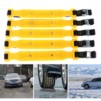 Chaînes antidérapantes en TPU pour tendon de boeuf épaissi en gros pour voitures Outil d'urgence pour les routes de sable de boue de neige