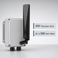 Antenne WiFi externe 2.4G 5.8G IP67 avec connecteur à vis, puissance d'entrée 50W pour équipement sans fil