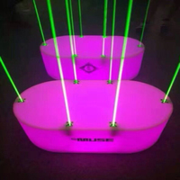 Bar Striptease Laser faisceau scène accessoires de danse plate-forme Portable lumières de scène piste de danse lueur éclairage Flash couleur décapant