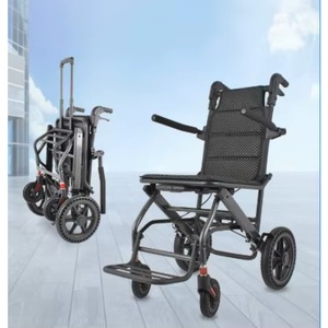 Removable Toilet Seat Wheel Chair for Disabled the Elderly, Foldable Commode Manual Wheelchair - Product Image 3